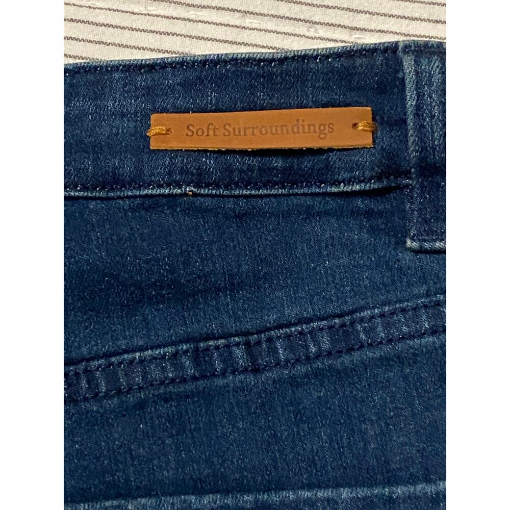 Soft Surroundings Ultimate High Rise Bootcut Strech Jeans Womens Size 10 Casual - Picture 10 of 10